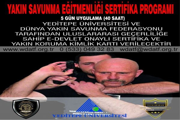 YAKIN SAVUNMA EĞİTMENLİĞİ SERTİFİKA PROGRAMI